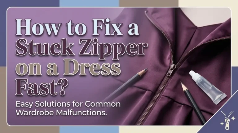 How to Fix a Stuck Zipper on a Dress Fast?