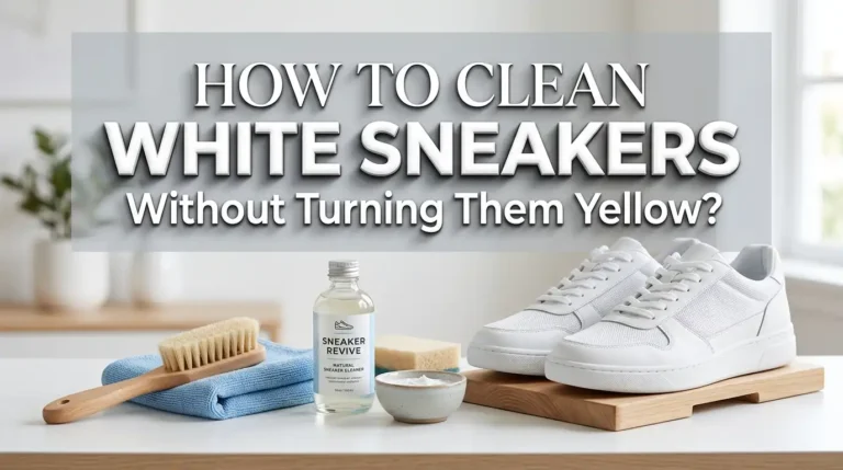 How to Clean White Sneakers Without Turning Them Yellow?