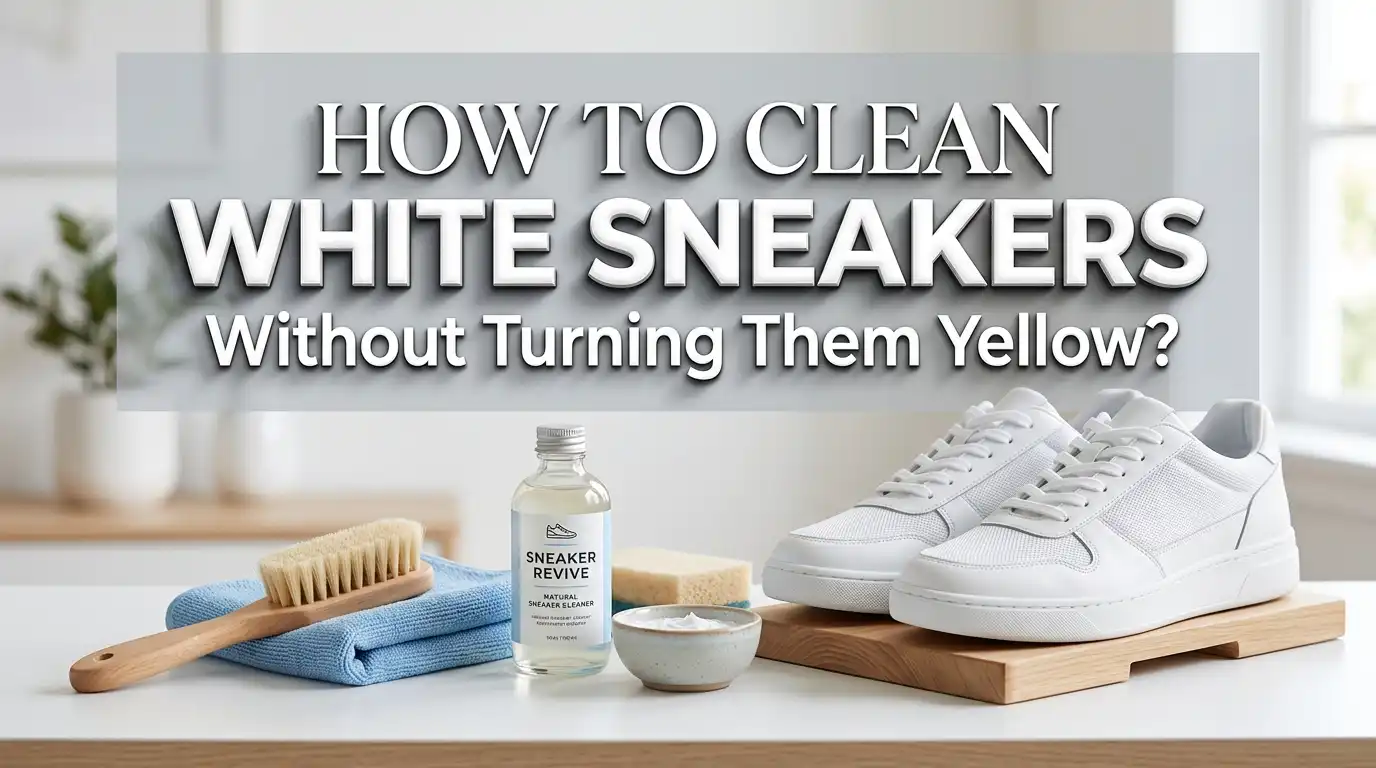 How to Clean White Sneakers Without Turning Them Yellow?