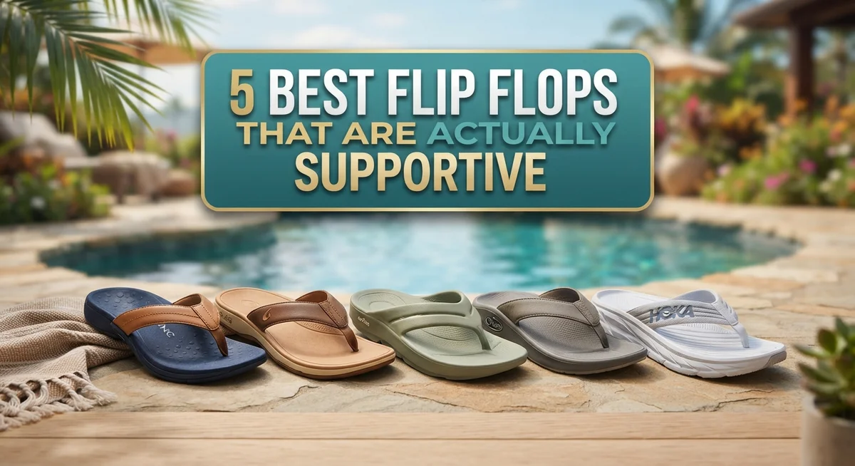 5 Best Flip Flops That Are Actually Supportive