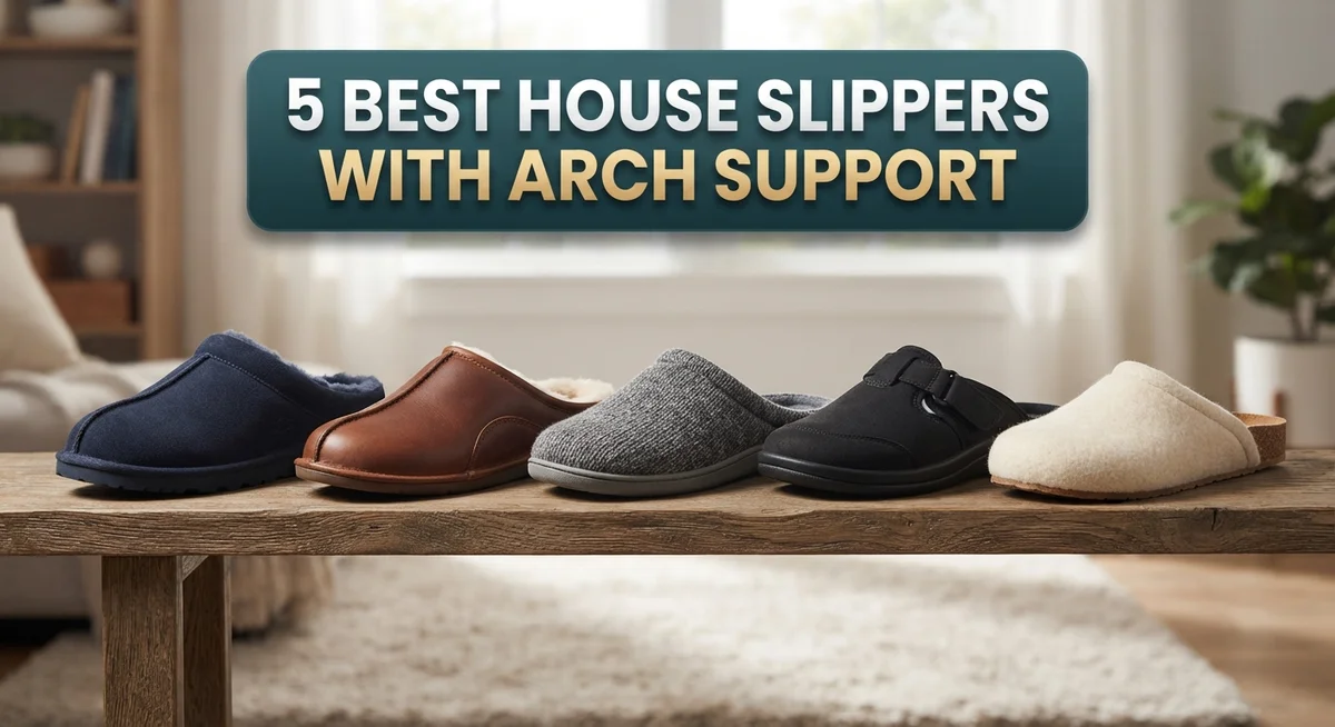 5 Best House Slippers With Arch Support for All-Day Comfort