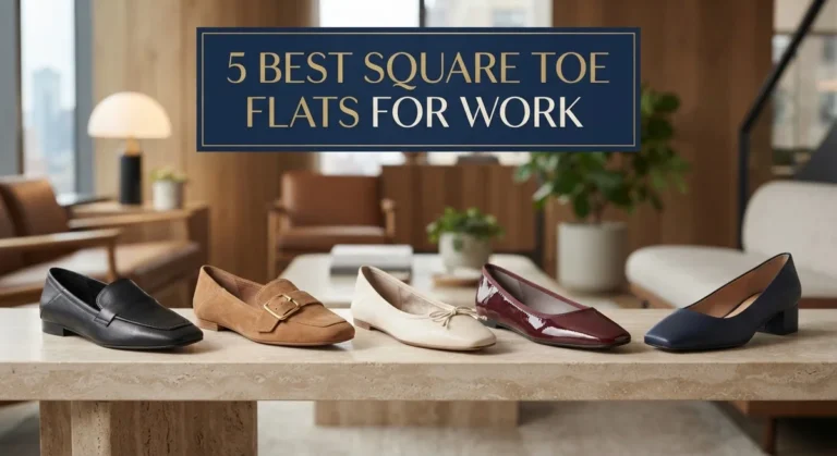 5 Best Square Toe Flats for Work: Professional Comfort & Style