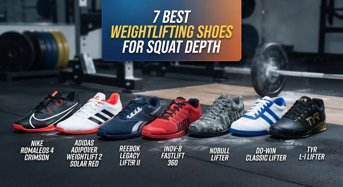 7 Best Weightlifting Shoes for Squat Depth: Expert Reviews