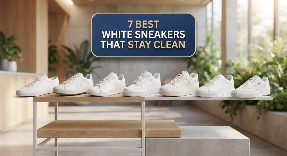 7 Best White Sneakers That Stay Clean: Top Picks
