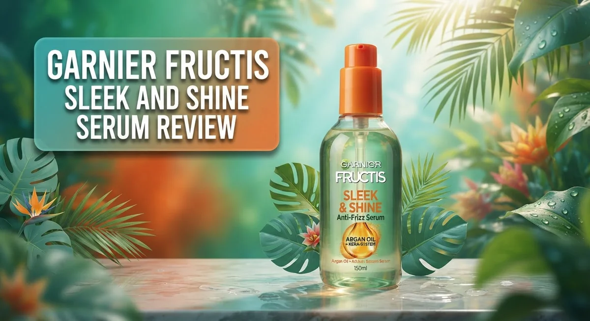 Garnier Fructis Sleek and Shine Serum Review: Anti-Frizz Hair Care